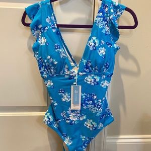 Cupshe Royal Elegance One-Piece Swimsuit